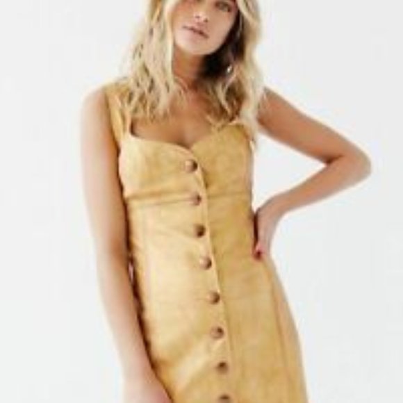 Free People Goldie Leather Mini Dress - Picture 3 of 7